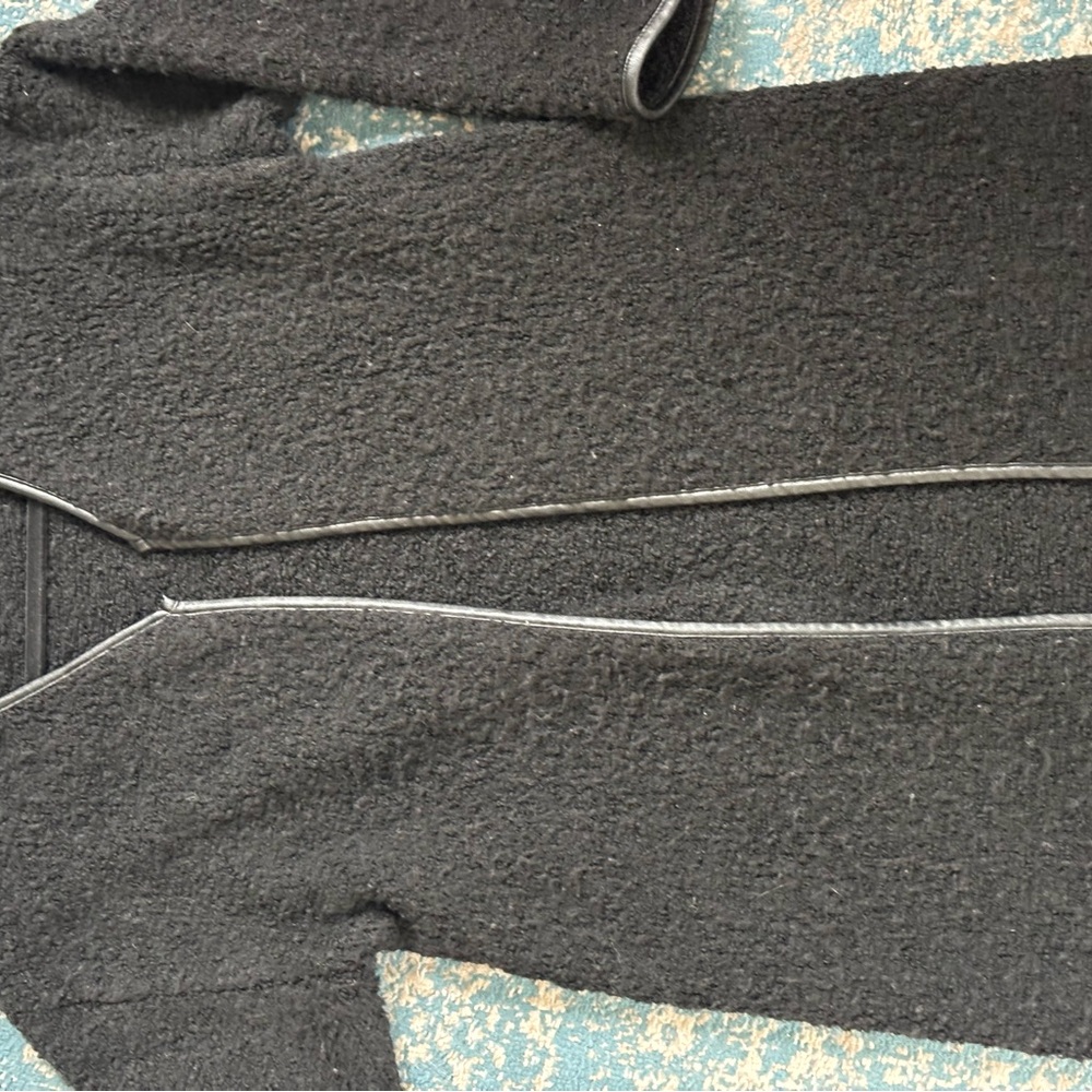 Womens long coat/ sweater black size L